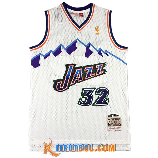 Camisetas NBA Utah Jazz (MALONE #32) 2024/25 Blanco