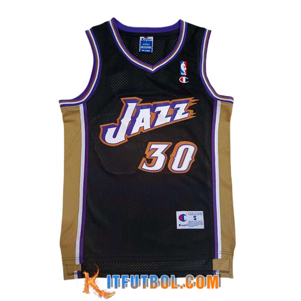 Camisetas NBA Utah Jazz (ARROYO #30) 2024/25 Negro/Marrón