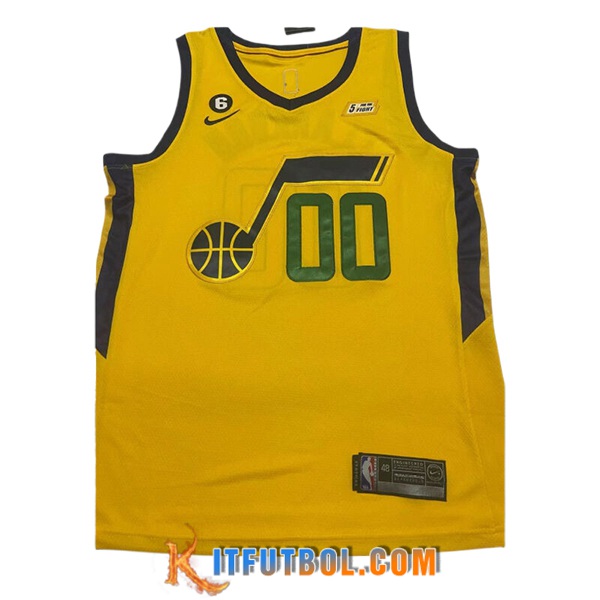 Camisetas NBA Utah Jazz (CLARKSON #00) 2024/25 Amarillo