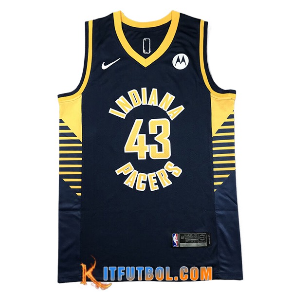 Camisetas NBA Indiana Pacers (SIAKAM #43) 2024/25 Azul Oscuro