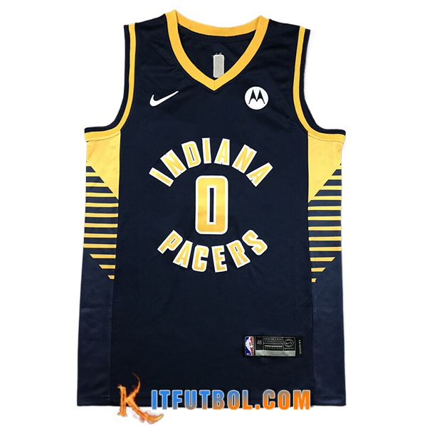 Camisetas NBA Indiana Pacers (HALIBURTON #0) 2024/25 Azul Oscuro