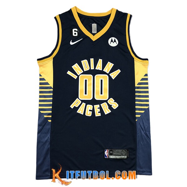 Camisetas NBA Indiana Pacers (MATHURIN #00) 2024/25 Azul Oscuro
