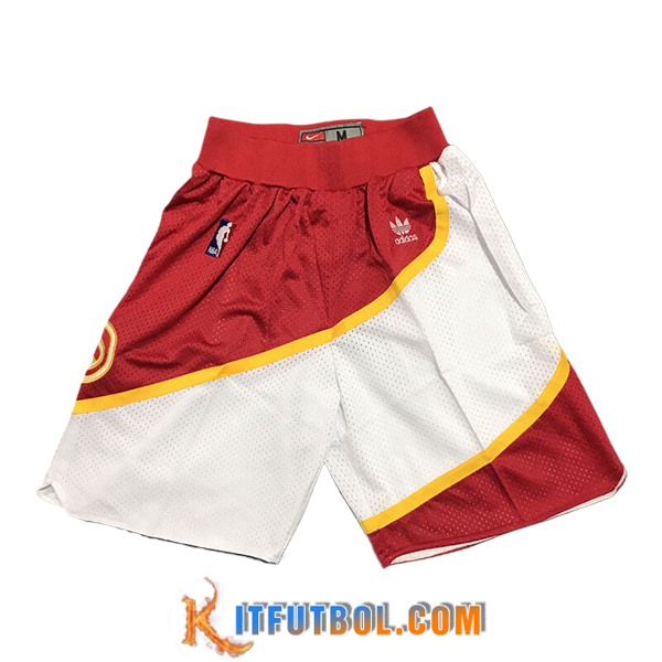 Cortos NBA Atlanta Hawks 2024/25 Blanco/Rojo