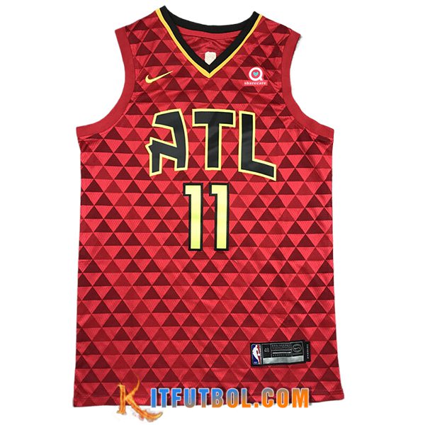Camisetas NBA Atlanta Hawks (YOUNG #11) 2024/25 Rojo