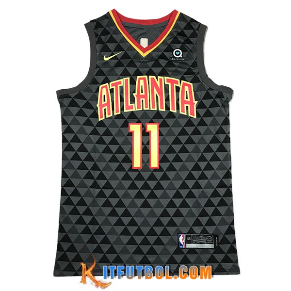 Camisetas NBA Atlanta Hawks (YOUNG #11) 2024/25 Negro