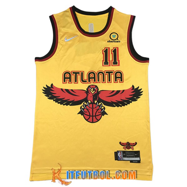 Camisetas NBA Atlanta Hawks (YOUNG #11) 2024/25 Amarillo