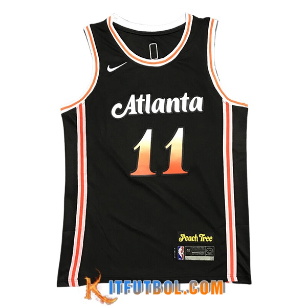 Camisetas NBA Atlanta Hawks (YOUNG #11) 2024/25 Negro -03