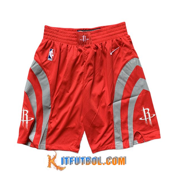 Cortos NBA Houston Rockets 2024/25 Rojo/Gris
