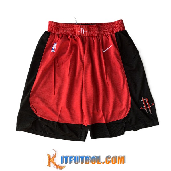 Cortos NBA Houston Rockets 2024/25 Rojo/Negro
