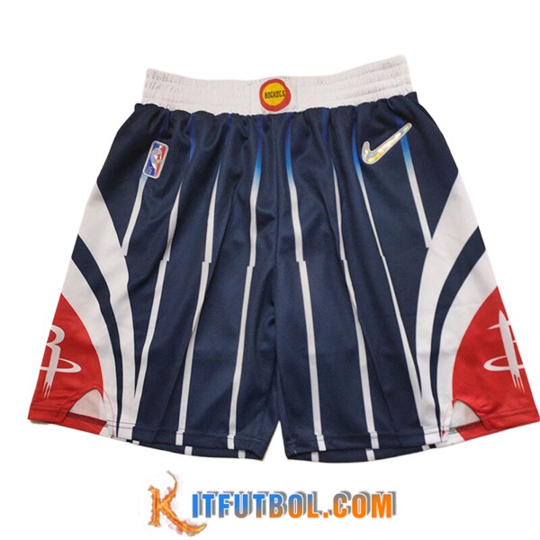 Cortos NBA Houston Rockets 2024/25 Azul/Rojo