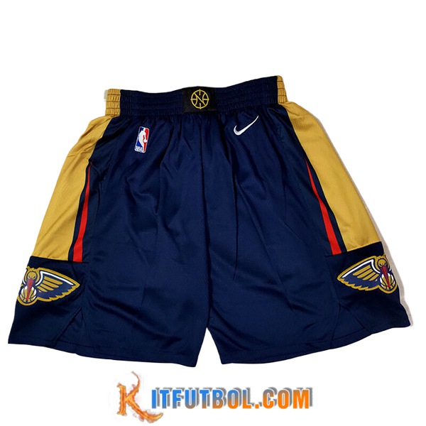 Cortos NBA New Orleans Pelicans 2024/25 Azul/Amarillo