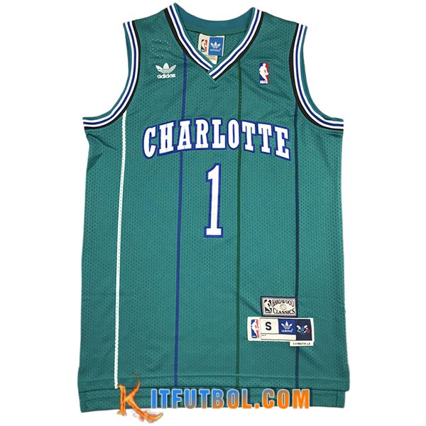 Camisetas NBA Charlotte Hornets (BOGUES #1) 2024/25 Verde