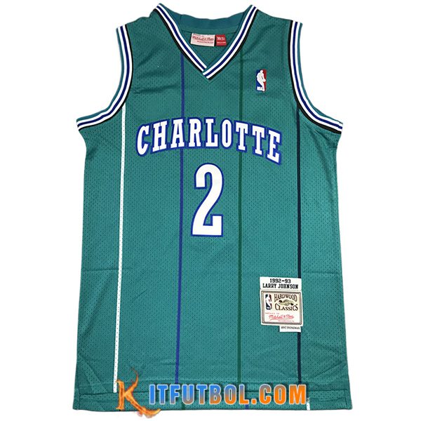 Camisetas NBA Charlotte Hornets (JOHNSON #2) 2024/25 Verde