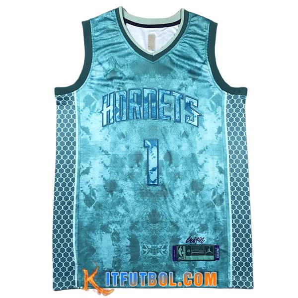 Camisetas NBA Charlotte Hornets (BALL #1) 2024/25 Verde