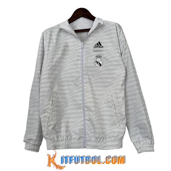 Rompevientos Real Madrid Blanco/Gris 2024/2025