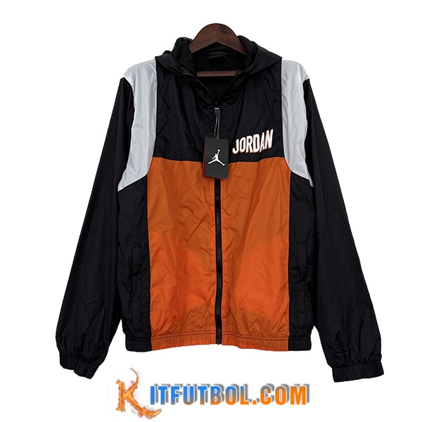 Rompevientos Jordan Negro/Naranja/Gris 2024/2025