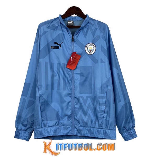 Rompevientos Manchester City Azul 2024/2025