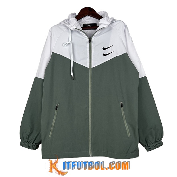 Rompevientos Nike Verde/Blanco 2024/2025 -03