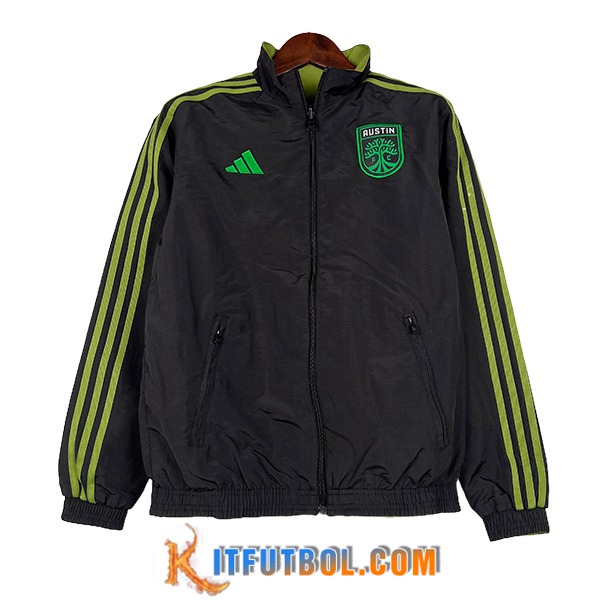 Rompevientos Austin FC Negro/Verde 2024/2025