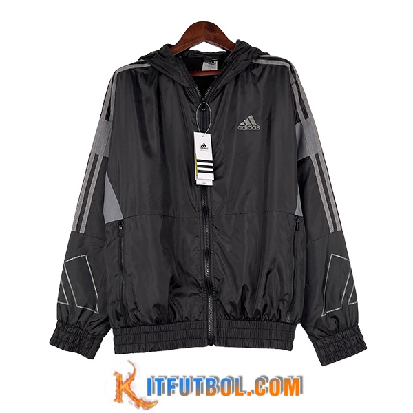 Rompevientos Adidas Negro/Gris 2024/2025