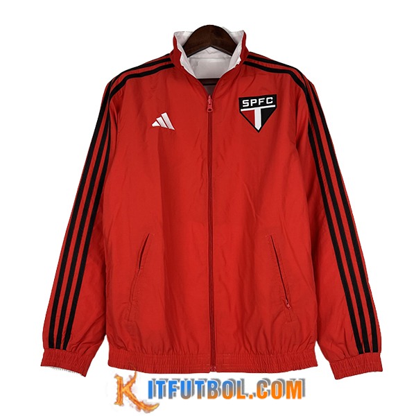 Rompevientos Sao Paulo FC Rojo/Negro 2024/2025