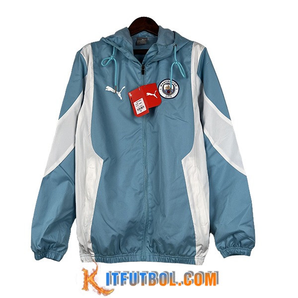 Rompevientos Manchester City Azul/Blanco 2024/2025