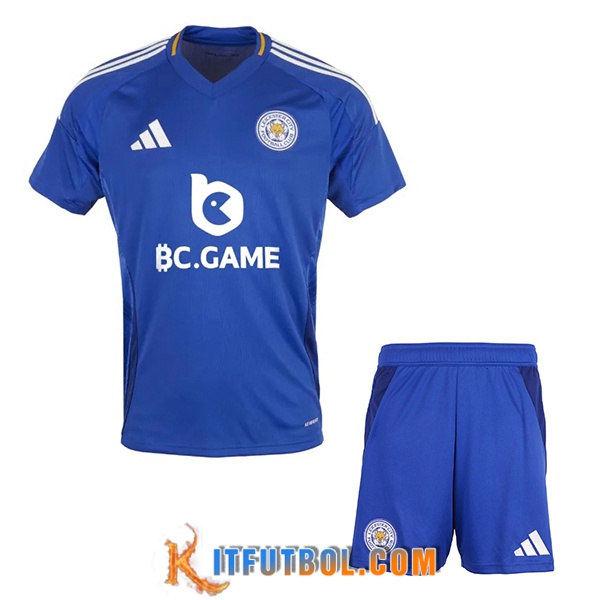 Camisetas Futbol Leicester City Primera + Cortos 2024/2025