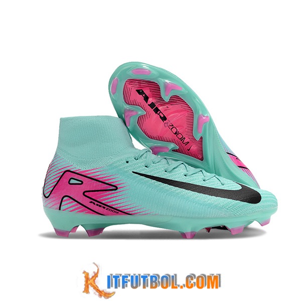 Nike Botas De Fútbol Air Zoom Mercurial Superfly IIX Elite FG Verde/Rosa
