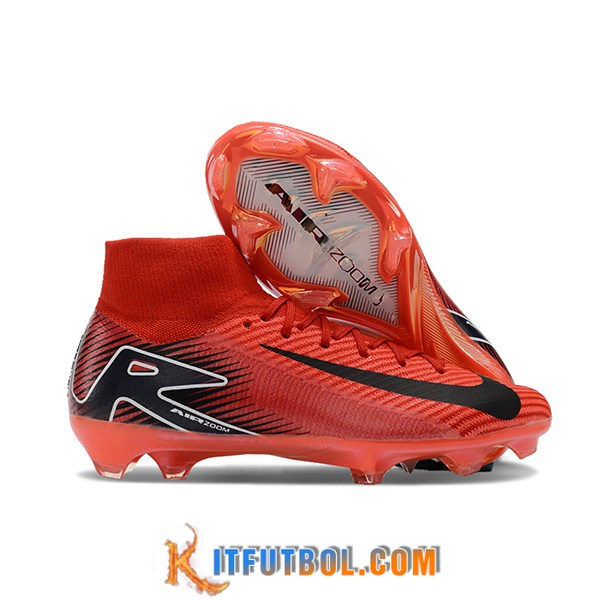 Nike Botas De Fútbol Air Zoom Mercurial Superfly IIX Elite FG Naranja/Negro
