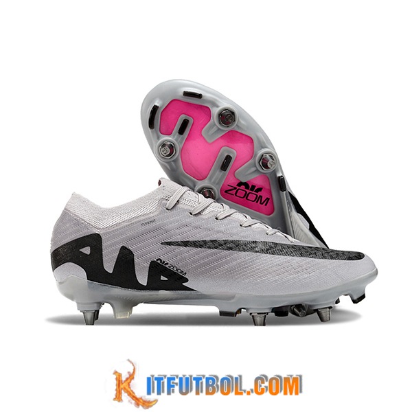 Nike Botas De Fútbol Air Zoom Mercurial Vapor XV Elite SG Gris/Negro