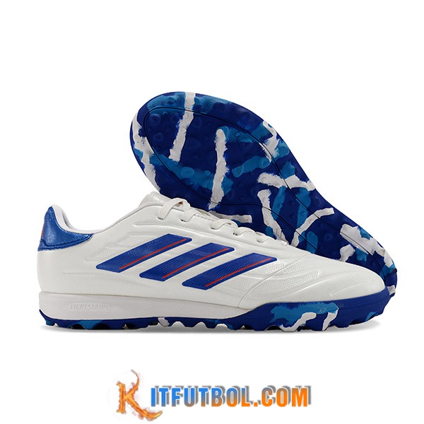 Copa Botas De Fútbol PURE.3 TF BOOTS Blanco/Azul