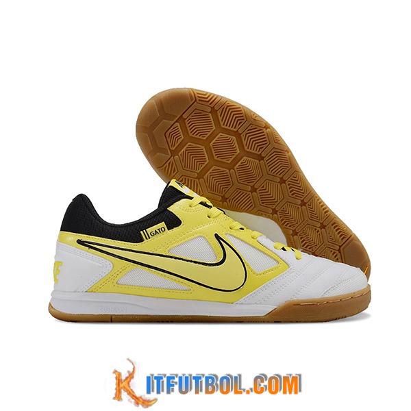 Nike Botas De Fútbol Supreme x Nike SB Gato Blanco/Amarillo