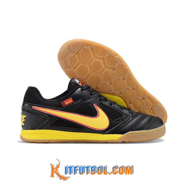 Nike Botas De Fútbol Supreme x Nike SB Gato Negro/Amarillo