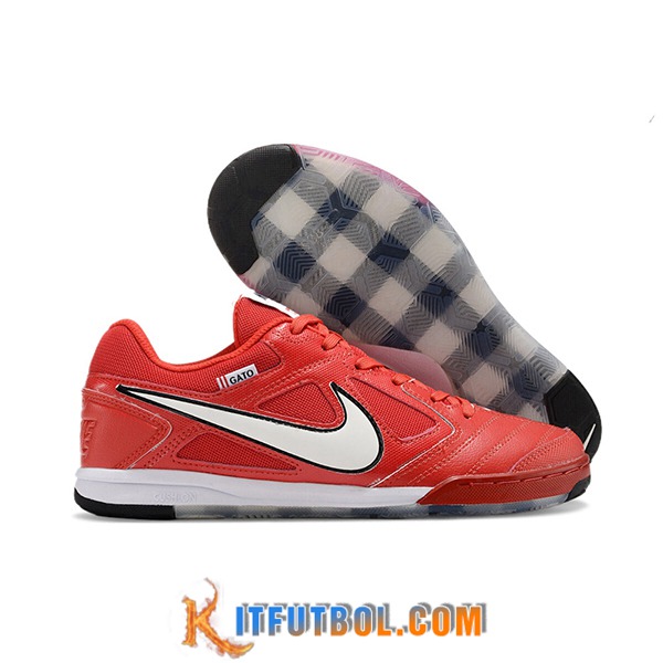Nike Botas De Fútbol Supreme x Nike SB Gato Blanco/Rojo