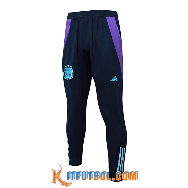 Pantalon Entrenamiento Argentina Negro/Azul/Violeta 2024/2025