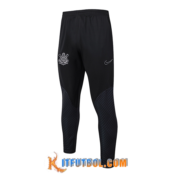 Pantalon Entrenamiento Corinthians Negro/Gris 2024/2025
