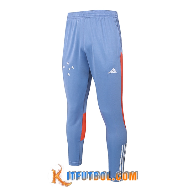 Pantalon Entrenamiento Cruzeiro Gris/Naranja 2024/2025