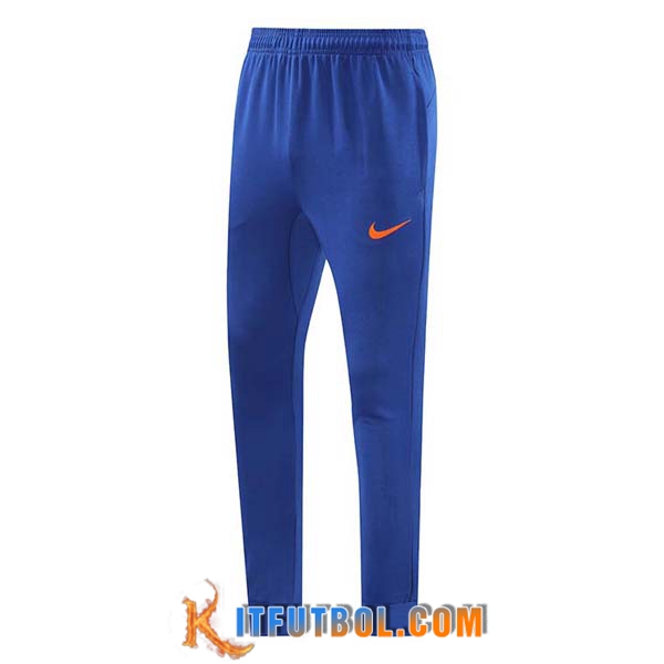 Pantalon Entrenamiento Países Bajos Azul/Naranja 2024/2025