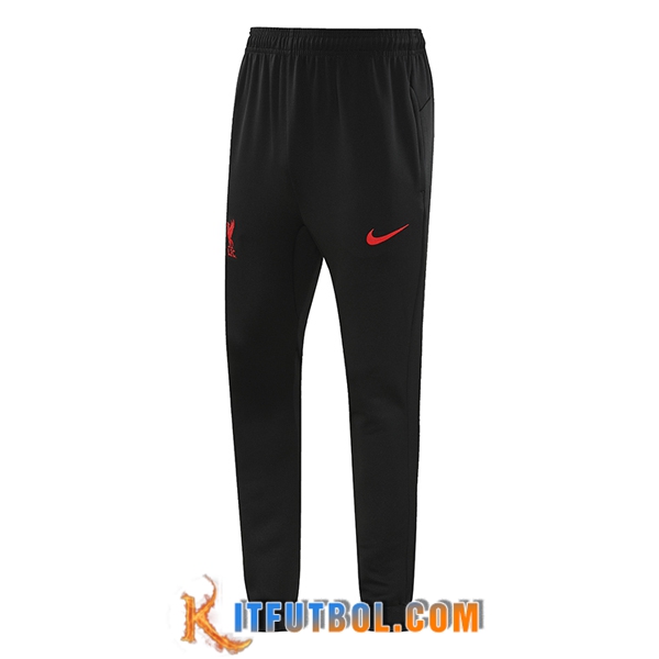 Pantalon Entrenamiento FC Liverpool Negro/Rojo 2024/2025