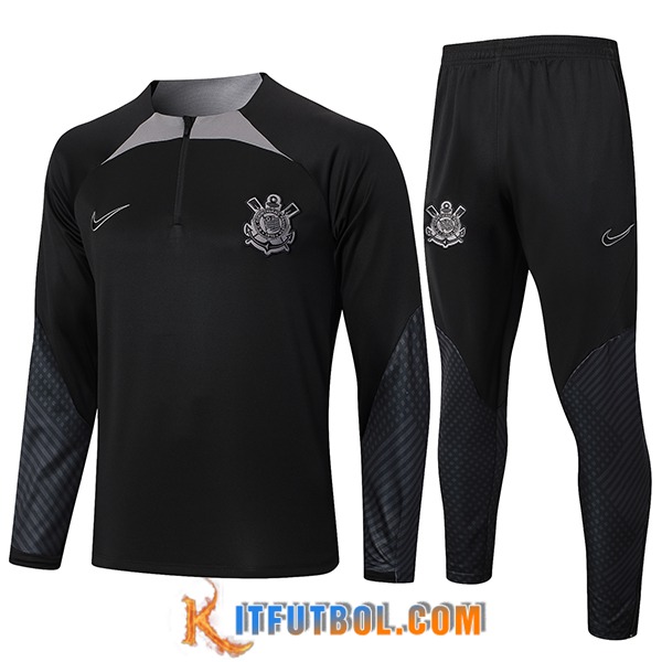Chandal Equipos De Futbol Corinthians Negro/Gris 2024/2025