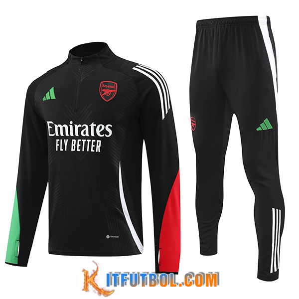 Chandal Equipos De Futbol Arsenal Negro/Verde/Rojo 2024/2025