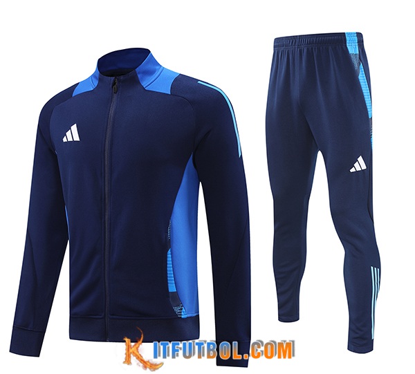 Chandal Equipos De Futbol Chaquetas Adidas Azul Oscuro 2024/2025