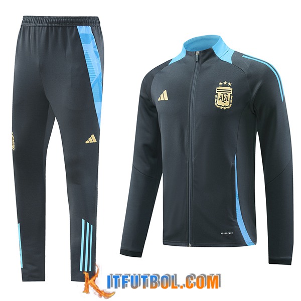 Chandal Equipos De Futbol Chaquetas Argentina Gris Oscuro 2024/2025