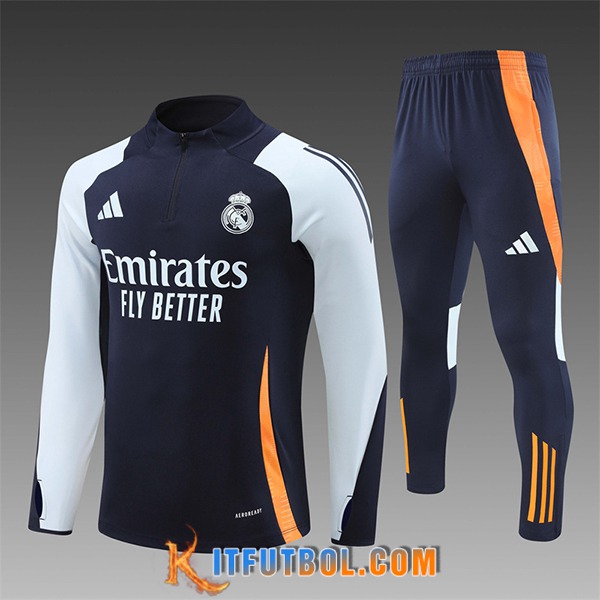 Chandal Equipos De Futbol Real Madrid Ninos Azul Oscuro 2024/2025
