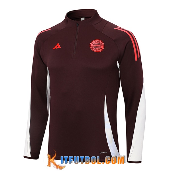 Sudadera De Entrenamiento Bayern Munich Violeta/Rojo 2024/2025