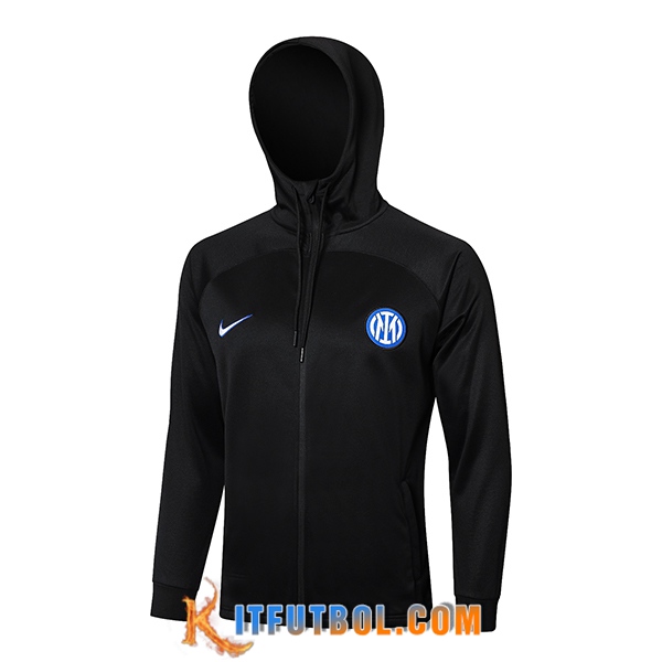Chaqueta Con Capucha Inter Milan Negro 2024/2025