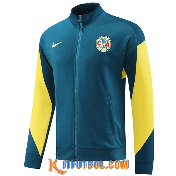 Chaquetas Futbol Club America Verde/Amarillo 2024/2025