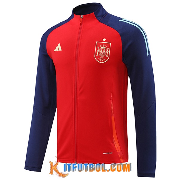 Chaquetas Futbol España Rojo/Violeta 2024/2025
