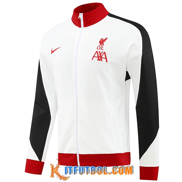 Chaquetas Futbol FC Liverpool Blanco/Rojo/Negro 2024/2025