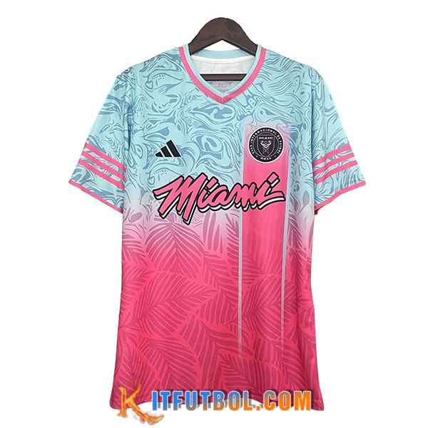 Camisetas De Futbol Inter Miami CF Special Edition Rosa/Azul 2024/2025